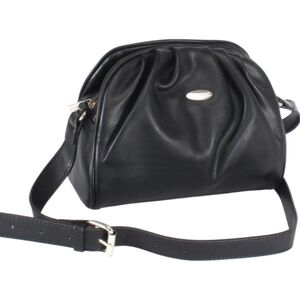 Beautiful David Jones Design Black Vegan Leather Shoulder Bag